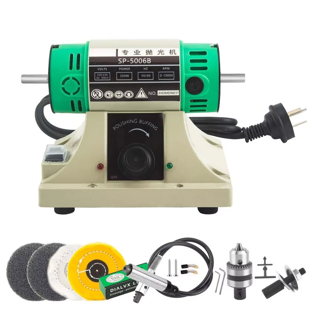 Bench Buffer Jewelry Polishing Machine - 3-Inch Adjustable Bench Grinder Buffer Jewelry