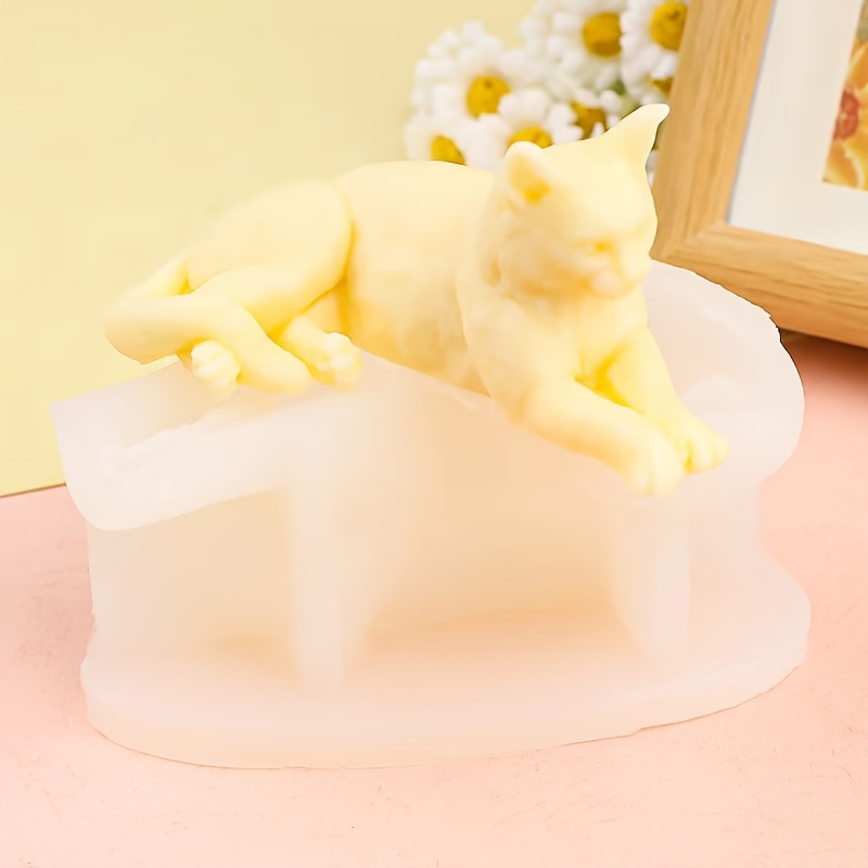 Casting Mold Jewelry Silicone Rubber - Creative Silicone Cat Mold, 1Pc DIY