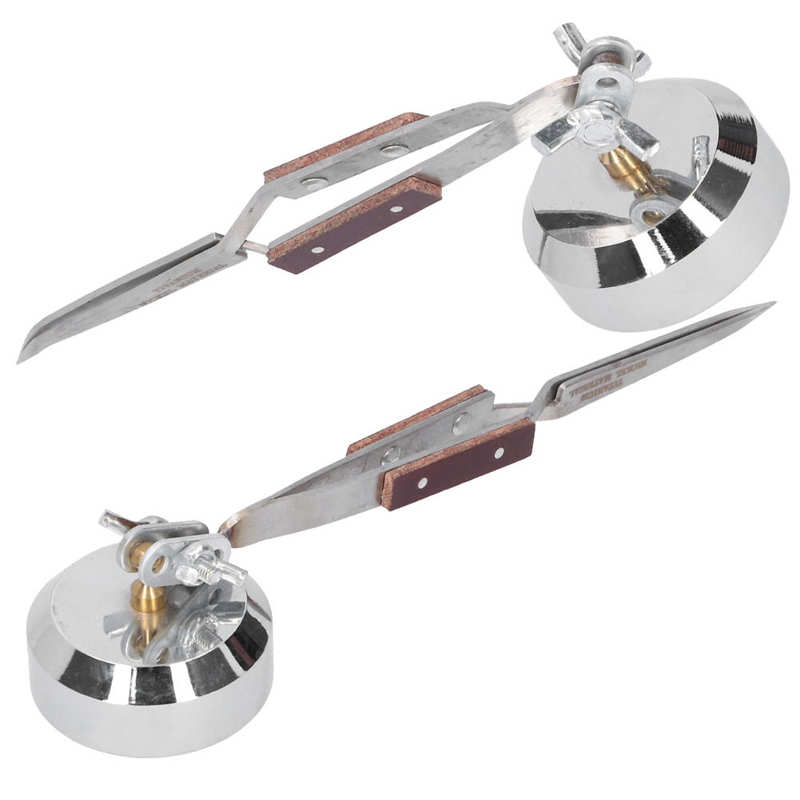 Metal Third Hand Base with Twe - Third Hand Soldering Tweezers Base 评论和价格