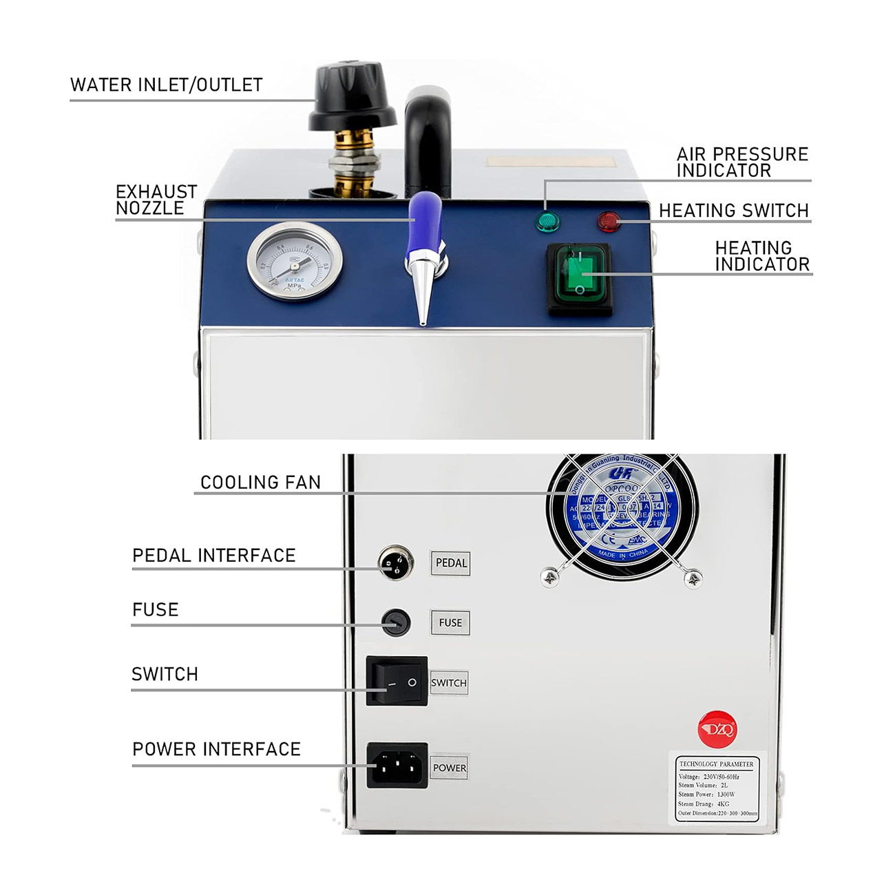 Professional 2L Jewelry Steam  - Jewelry Steam Cleaner Professional 2L 评论和价格