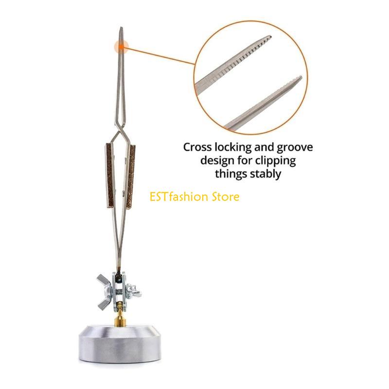 Y5GC Works 360° Rotation Solde - Third Hand Soldering Tweezers Base 评论和价格
