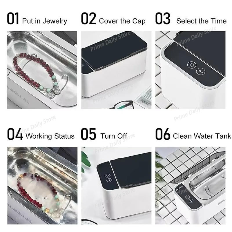 Smart Home Ultrasonic Cleaner  - Ultrasonic Cleaner Machine Glasses Denture 评论和价格