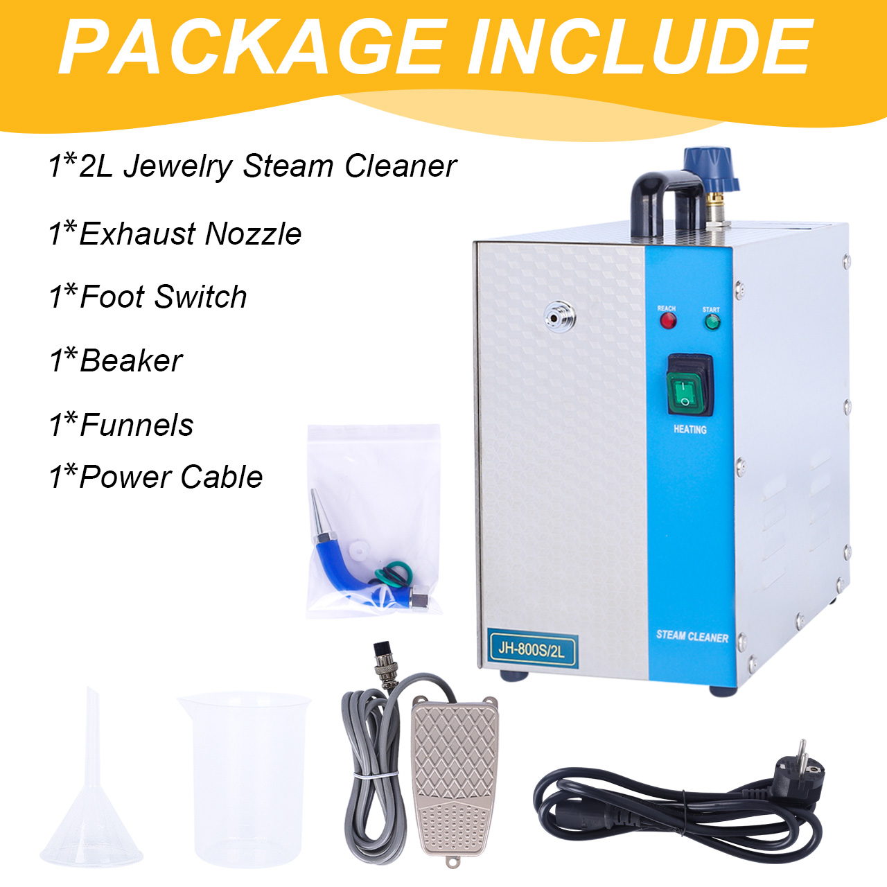 Professional Steam Jewelry Cle - Jewelry Steam Cleaner Professional 2L 评论和价格