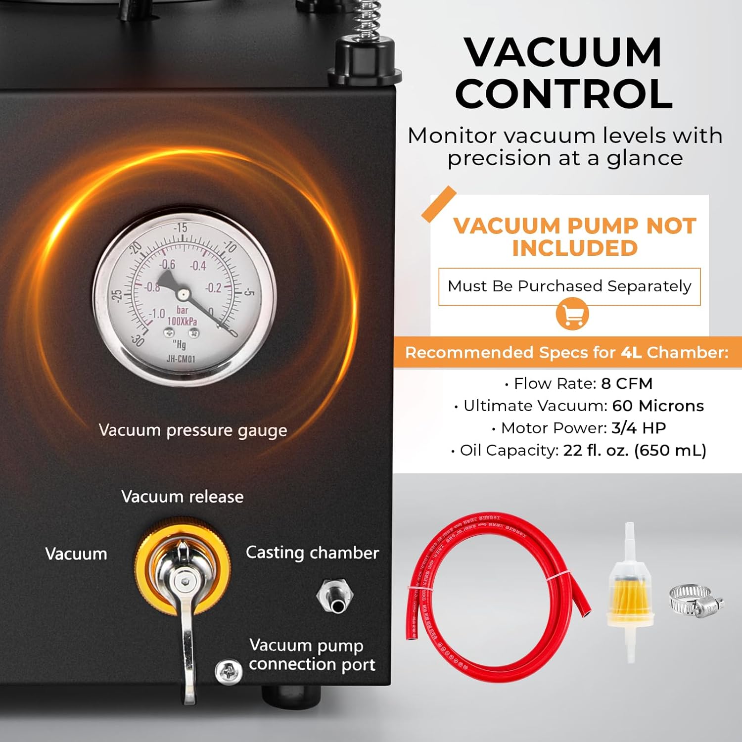 Kinway 3-in-1 Vacuum Casting M - Gold Melting Furnace Crucible 2Kg 评论和价格