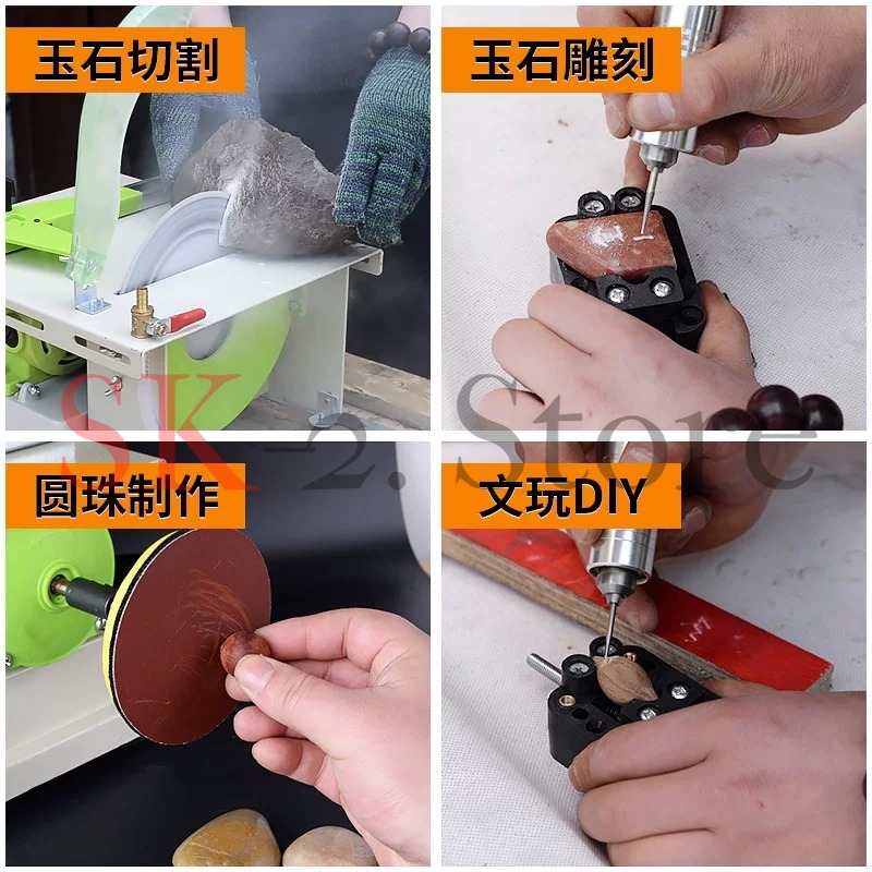 220V 1380W Multifunction Jewel - Bench Buffer Jewelry Polishing Machine 评论和价格