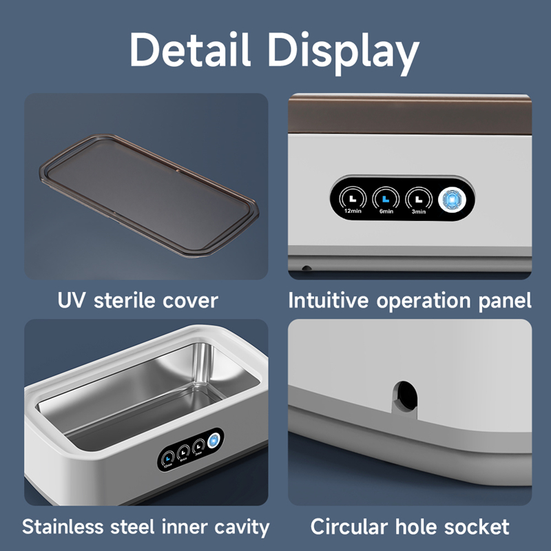 New Ultrasonic Cleaner 650ml M - Ultrasonic Cleaner Machine Glasses Denture 评论和价格