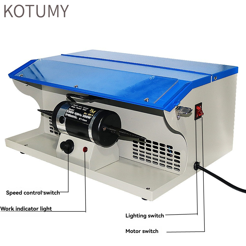 KOTTUMY 110V/220V DM-5 Bench P - Bench Buffer Jewelry Polishing Machine 评论和价格