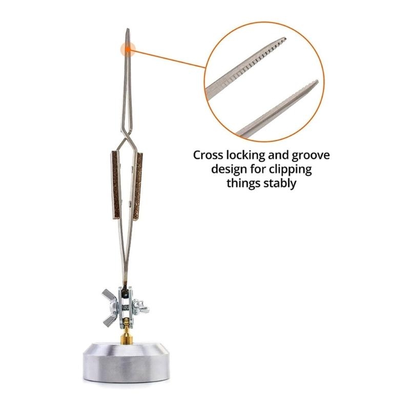 Carbon Steel Soldering Tweezer - Third Hand Soldering Tweezers Base 评论和价格