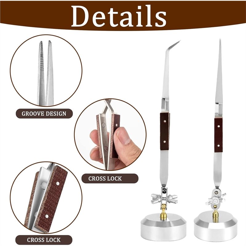 AT63-Soldering Tweezers With B - Third Hand Soldering Tweezers Base 评论和价格
