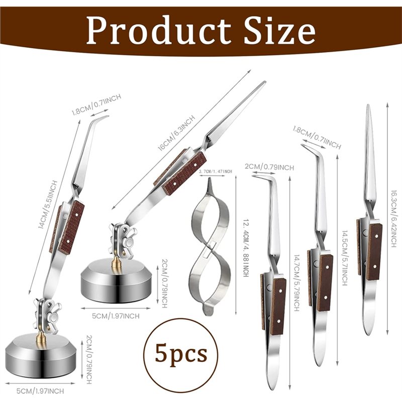 AT63-Soldering Tweezers With B - Third Hand Soldering Tweezers Base 评论和价格