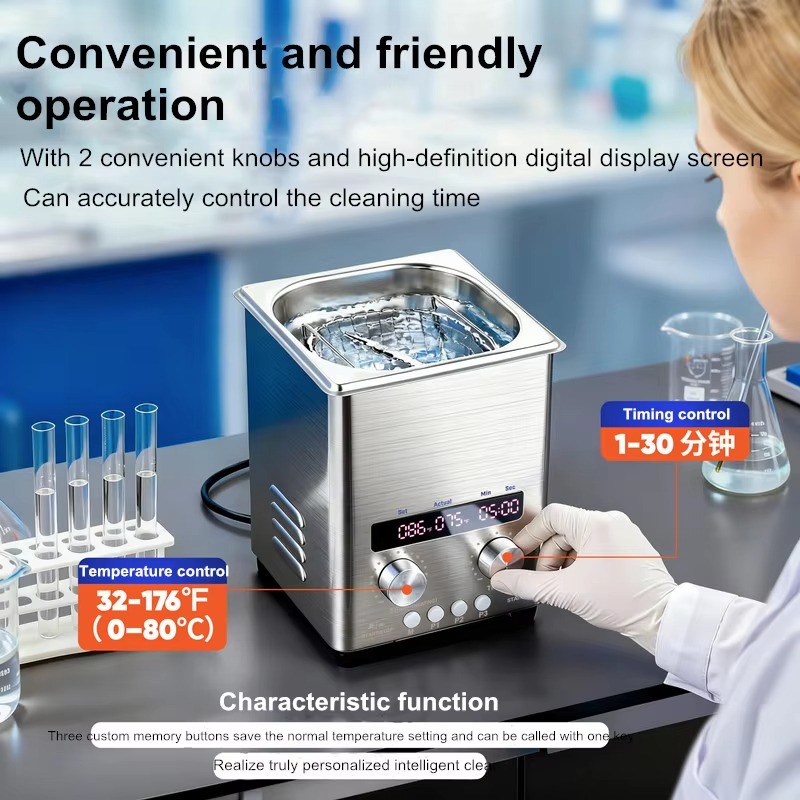 【Hot】2L Ultrasonic Cleaner Mac - Ultrasonic Cleaner Machine Glasses Denture 评论和价格