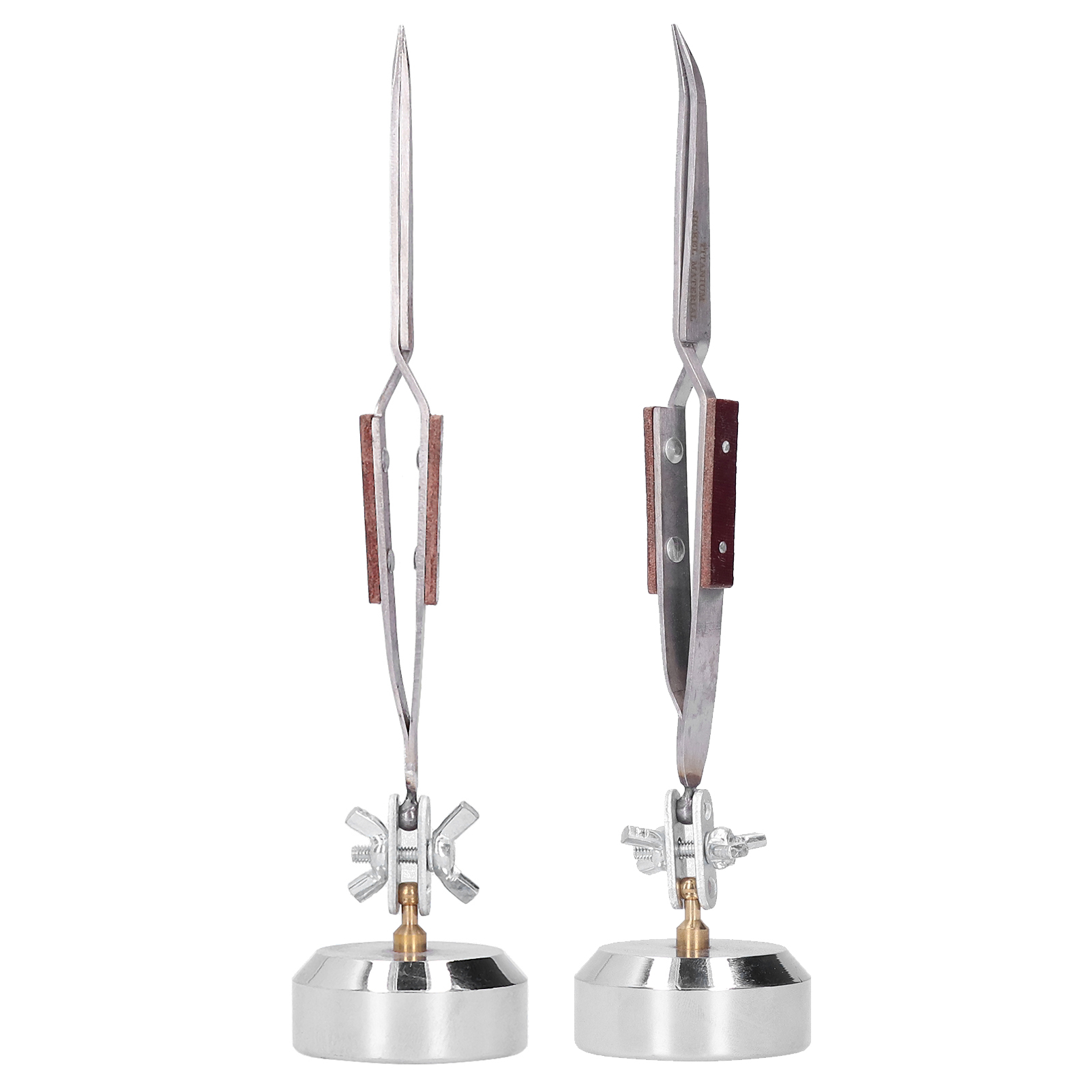 Metal Third Hand Base with Twe - Third Hand Soldering Tweezers Base 评论和价格