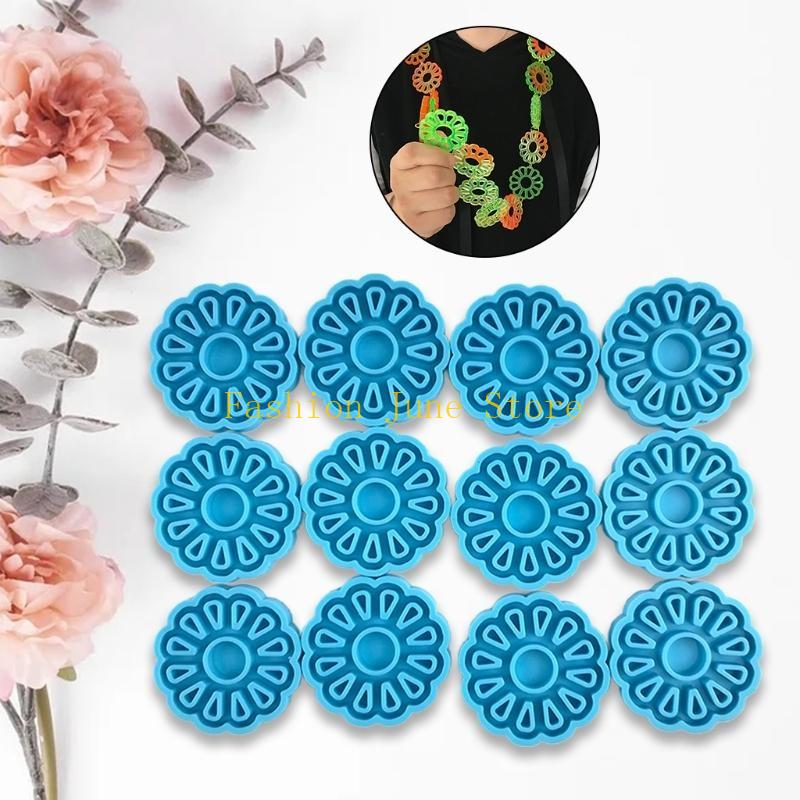 N5KA Necklace Epoxy Resin Mold - Casting Mold Jewelry Silicone Rubber 评论和价格