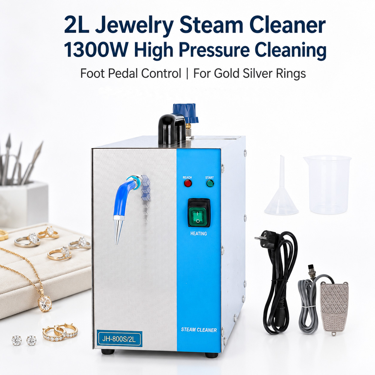 110V 2L Jewelry Steam Cleaning - Jewelry Steam Cleaner Professional 2L 评论和价格
