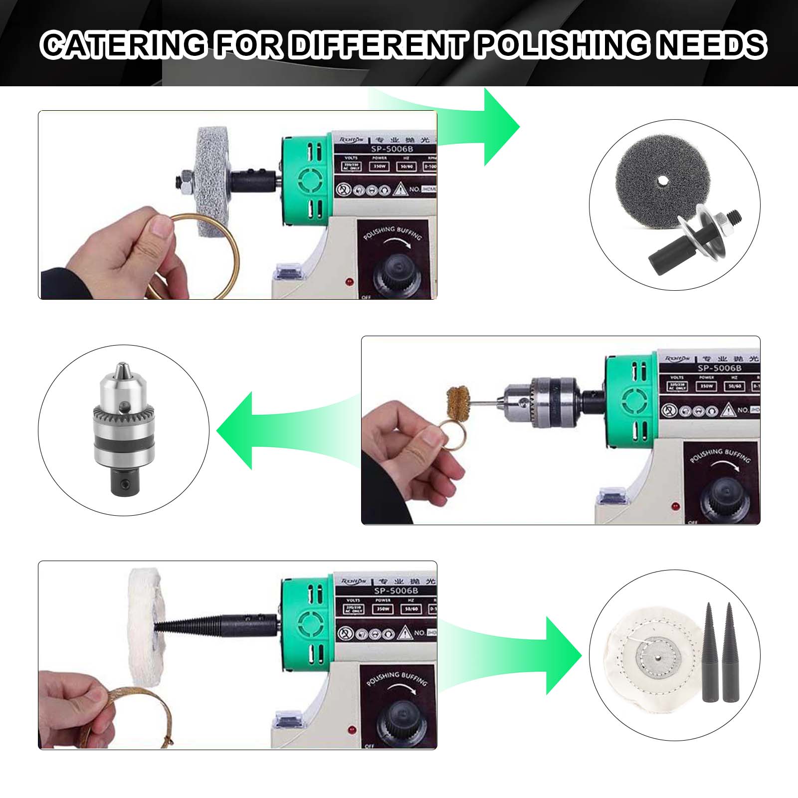 Jewelry Polishing Machine Benc - Bench Buffer Jewelry Polishing Machine 评论和价格