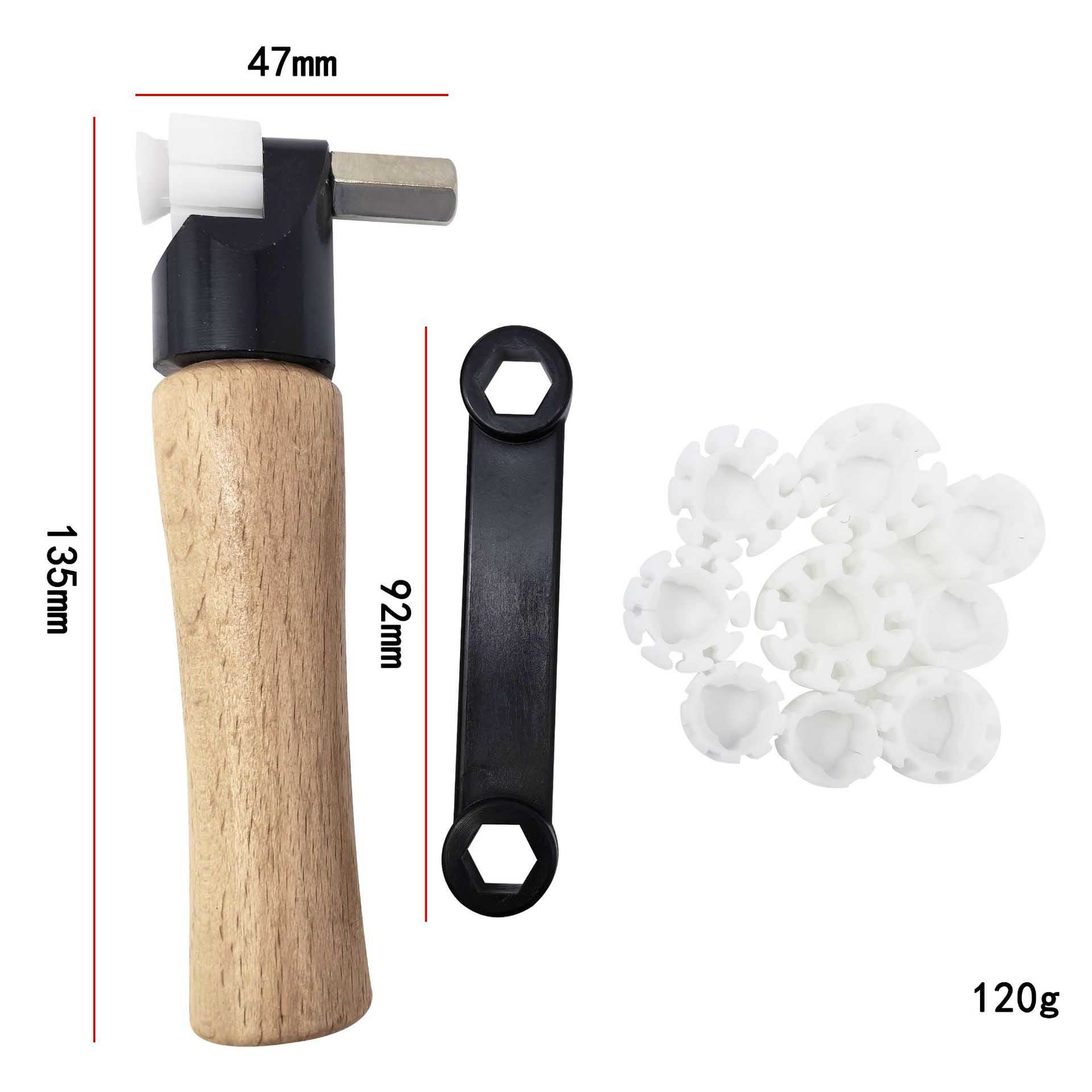 Ring Setter Clamp with Brass/  - Ring Clamp Wood Jewelry Setting Tool 评论和价格