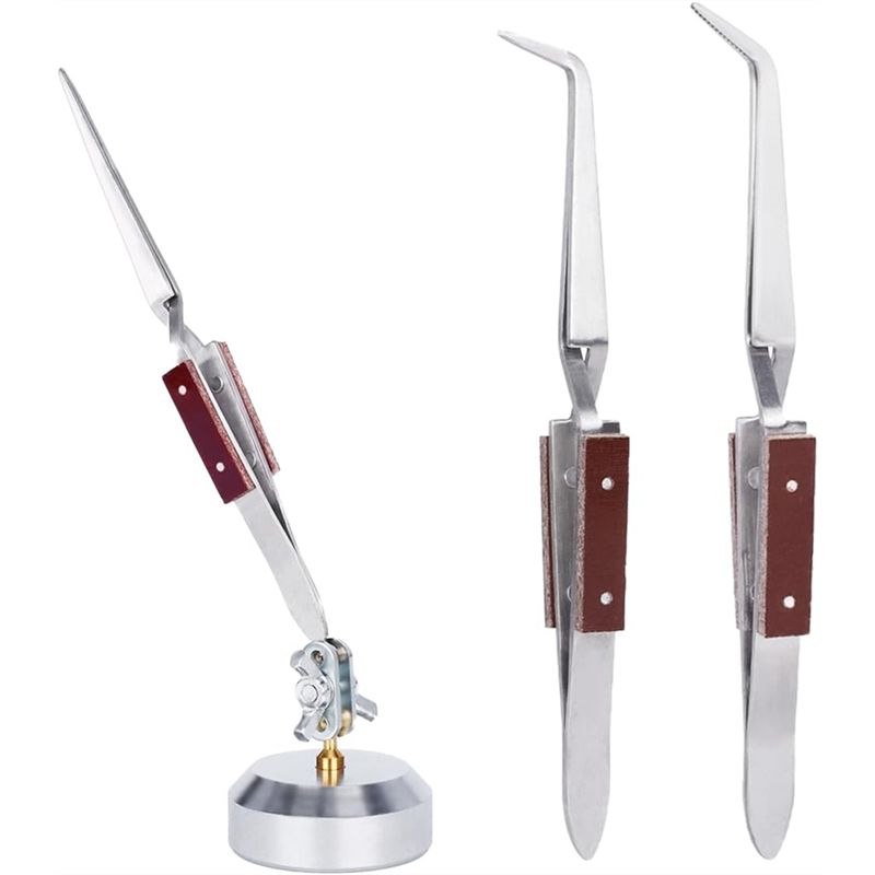 Third Hand For Soldering Tool  - Third Hand Soldering Tweezers Base 评论和价格
