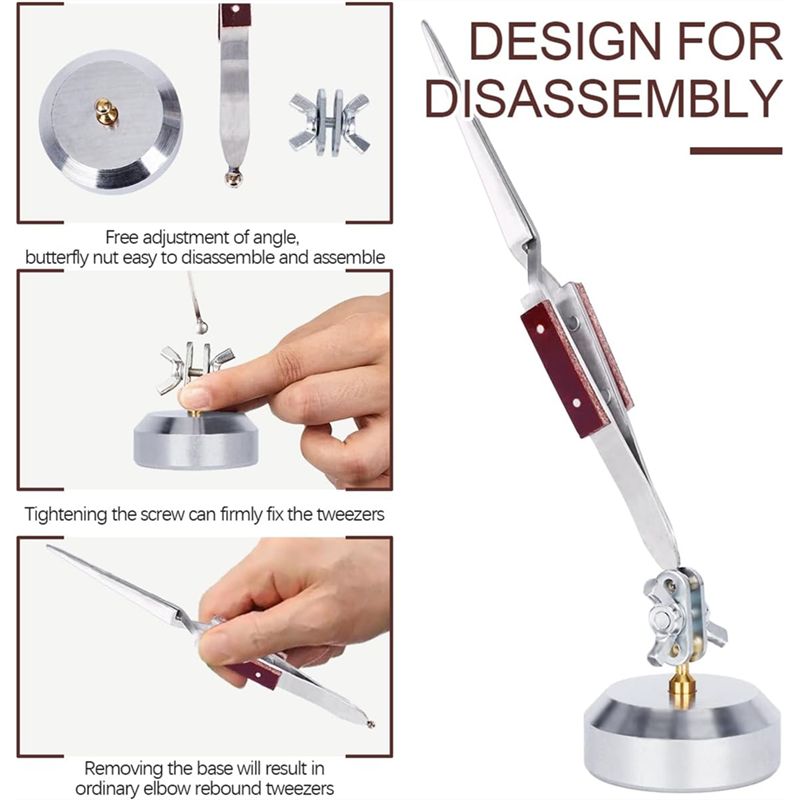 Third Hand For Soldering Tool  - Third Hand Soldering Tweezers Base 评论和价格