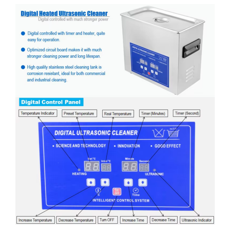 2L/3.2L/4.5L Digital Ultrasoni - Ultrasonic Jewelry Cleaner Digital Timer 评论和价格