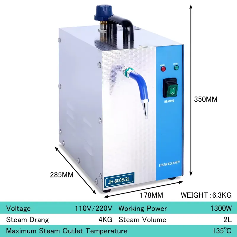 1300W Professional Steam Clean - Jewelry Steam Cleaner Professional 2L 评论和价格