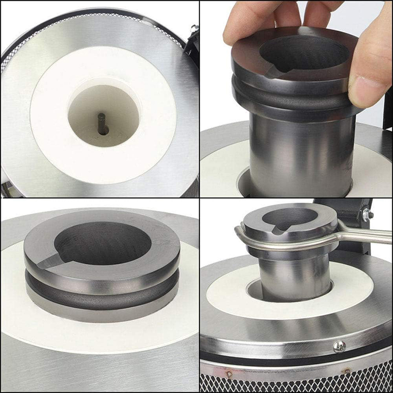 Mini Electric Gold Melting Fur - Gold Melting Furnace Crucible 2Kg 评论和价格