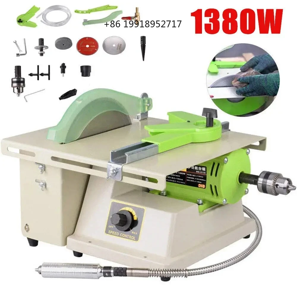 220V 1380W Multifunction Jewel - Bench Buffer Jewelry Polishing Machine 评论和价格
