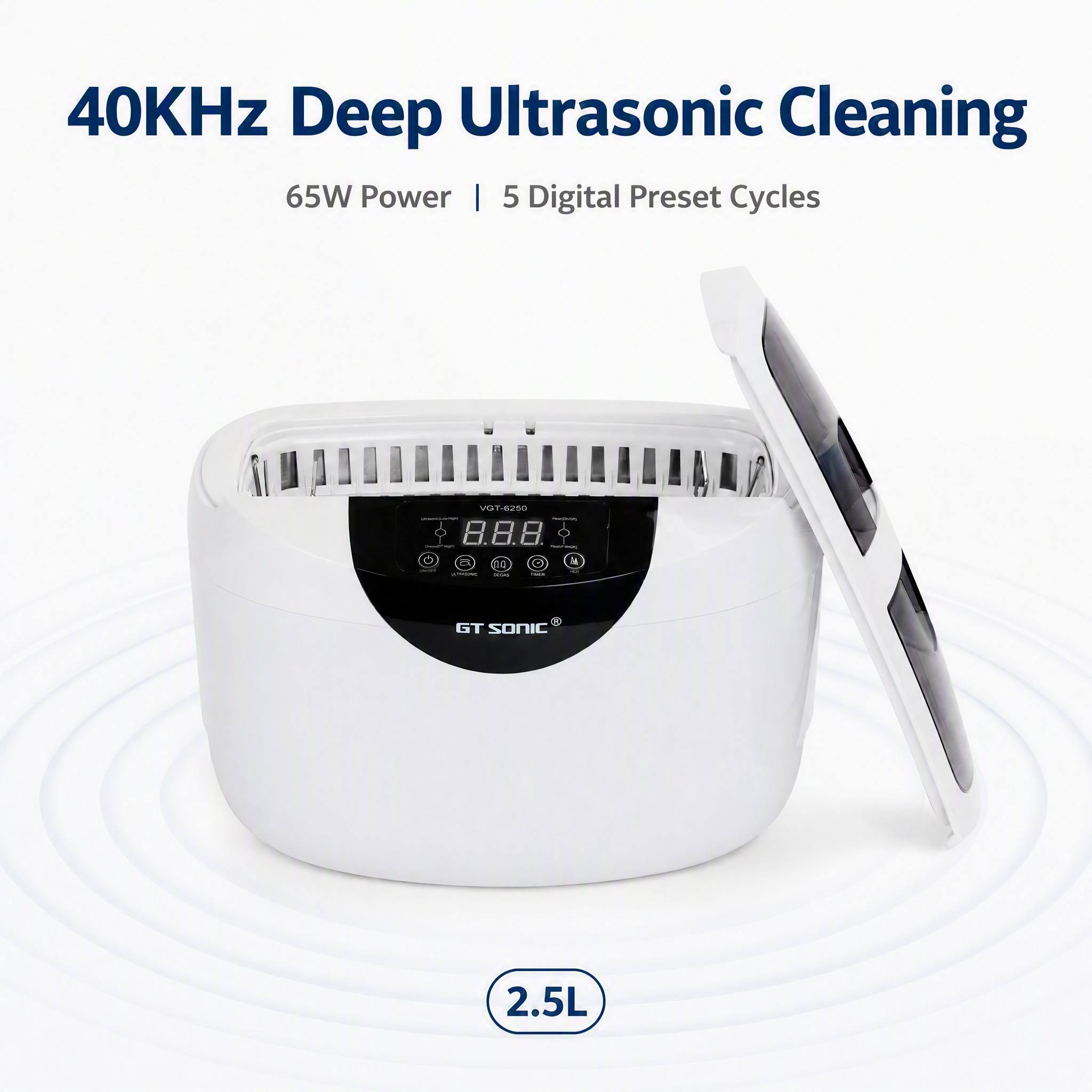 GT SONIC Electric Ultrasonic C - Ultrasonic Jewelry Cleaner Digital Timer 评论和价格