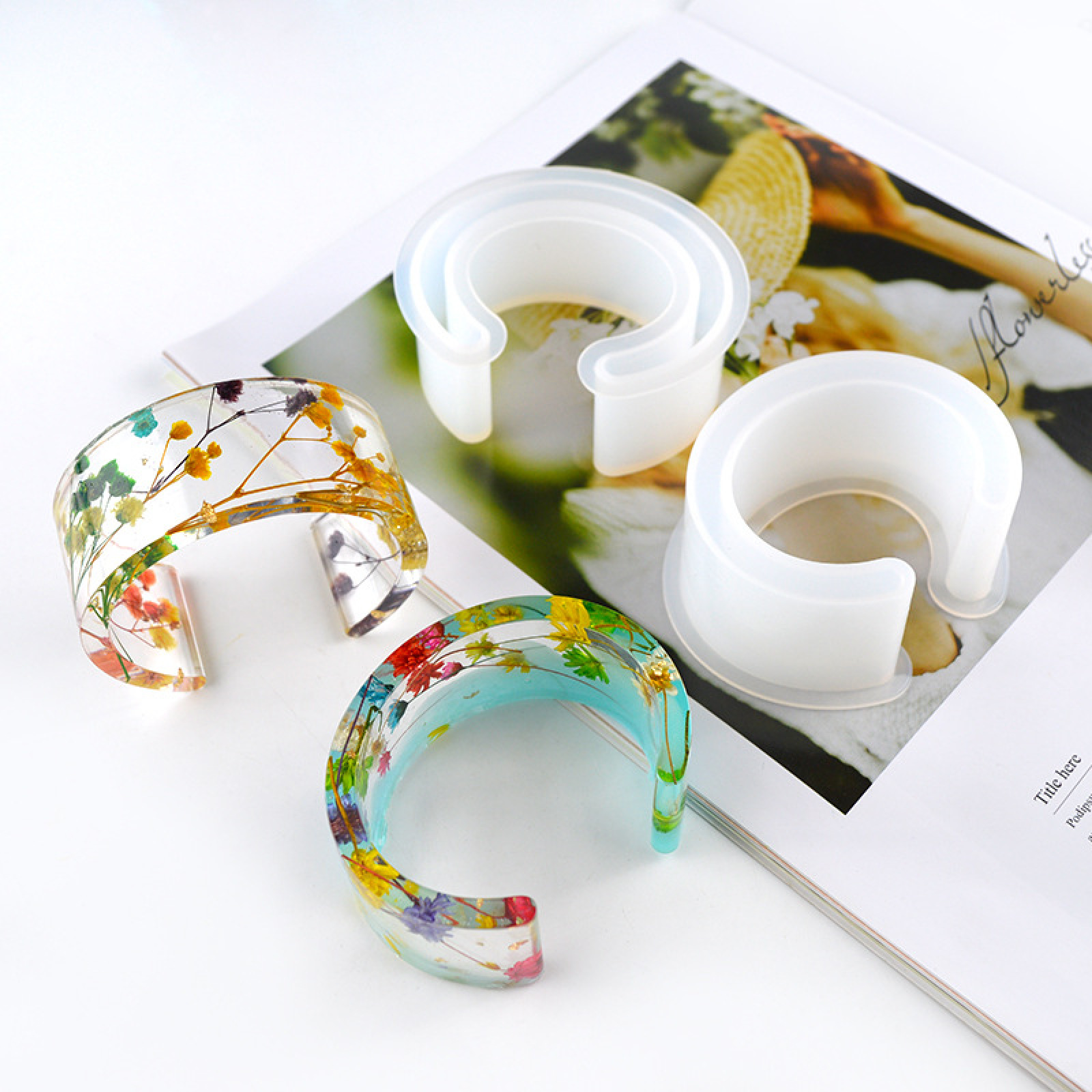 Silicone Mold Wristband Bracel - Casting Mold Jewelry Silicone Rubber 评论和价格