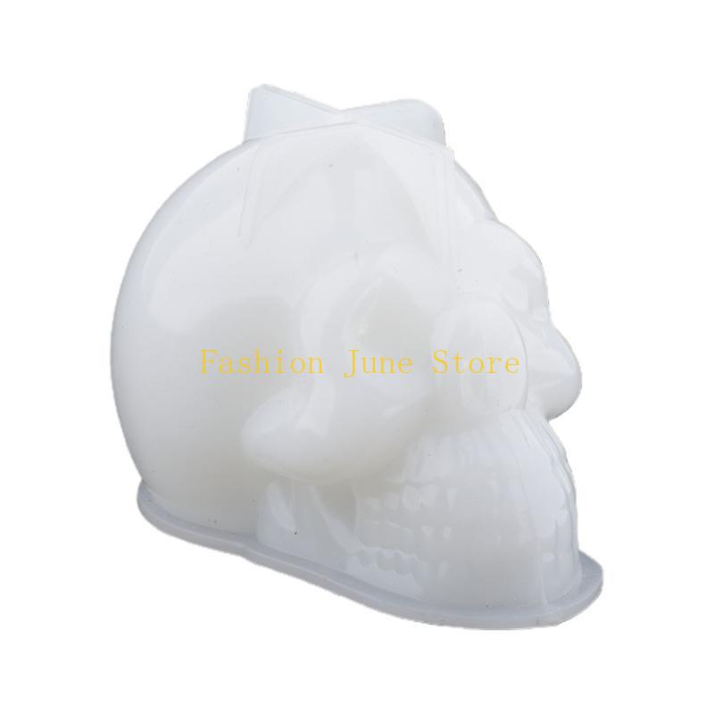 N5KA Skull Epoxy Resin Mold Ha - Casting Mold Jewelry Silicone Rubber 评论和价格