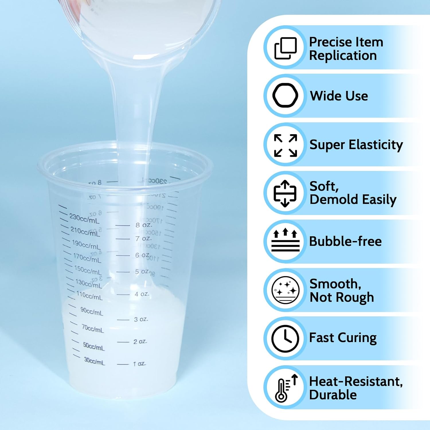 32oz  Silicone Rubber Kit - Fa - Casting Mold Jewelry Silicone Rubber 评论和价格