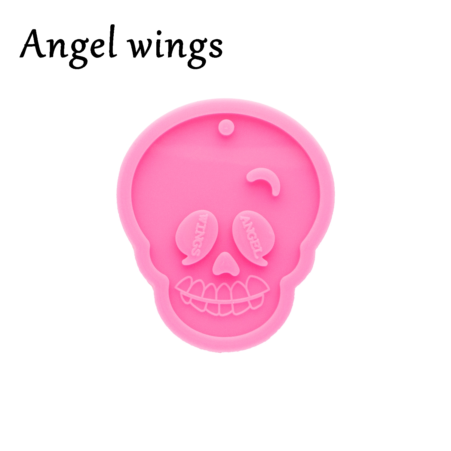DY0537 Bright Halloween Skull  - Casting Mold Jewelry Silicone Rubber 评论和价格