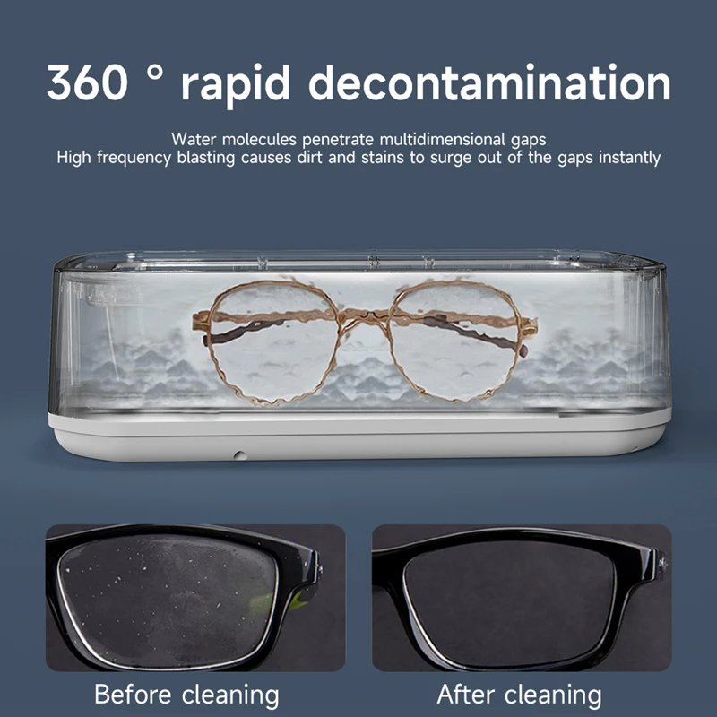 Lenovo Ultrasonic Cleaner Mach - Ultrasonic Cleaner Machine Glasses Denture 评论和价格