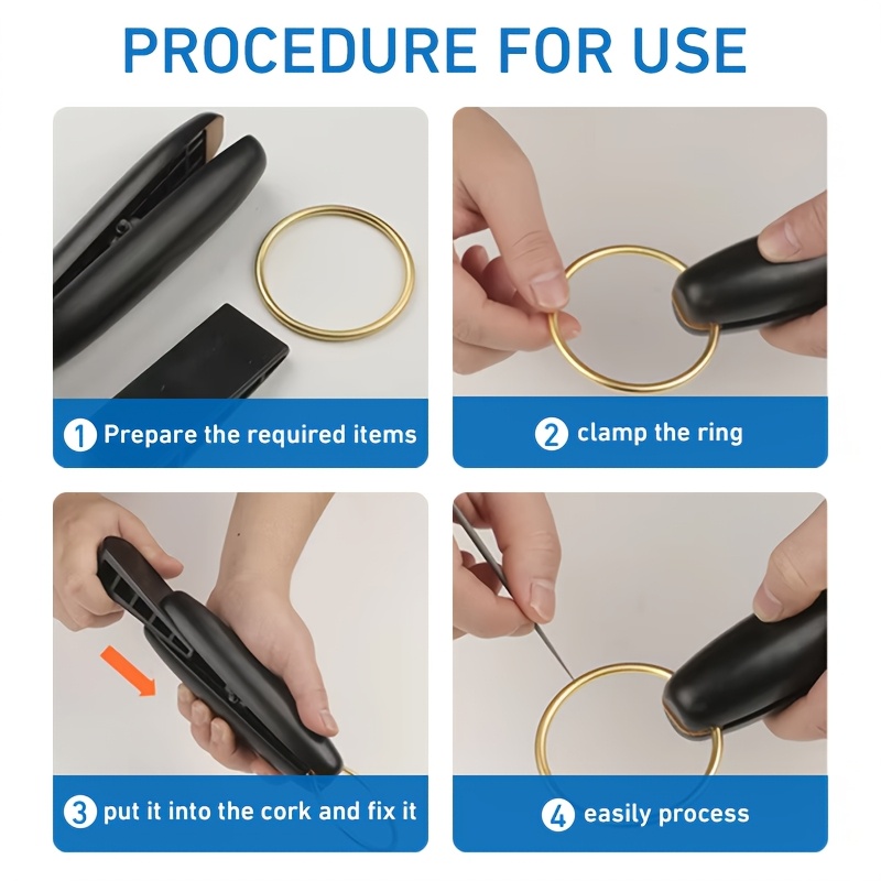 TOKTOS Professional Jewelry Ma - Ring Clamp Wood Jewelry Setting Tool 评论和价格
