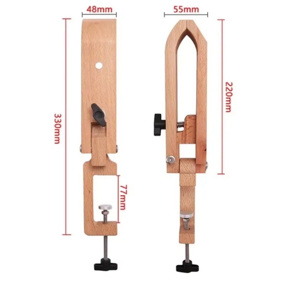 1pc Wooden Ring Clamp Jewelry  - Ring Clamp Wood Jewelry Setting Tool 评论和价格