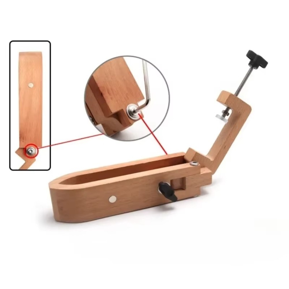 1pc Wooden Ring Clamp Jewelry  - Ring Clamp Wood Jewelry Setting Tool 评论和价格