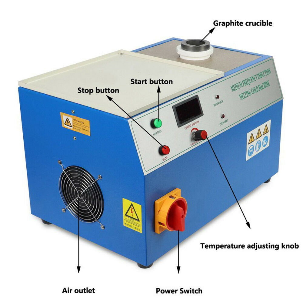220V 2KG High Temperature Plat - Gold Melting Furnace Crucible 2Kg 评论和价格