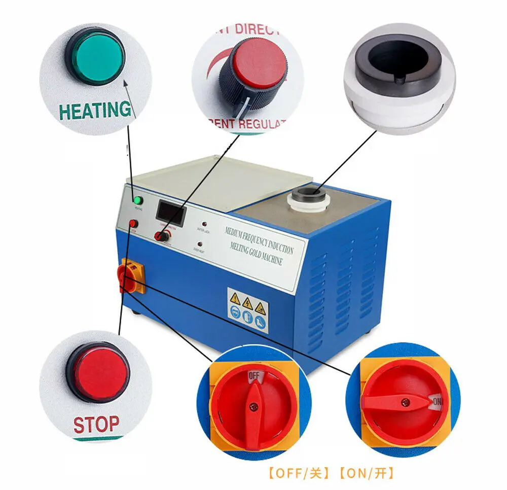 220V 2KG High Temperature Plat - Gold Melting Furnace Crucible 2Kg 评论和价格